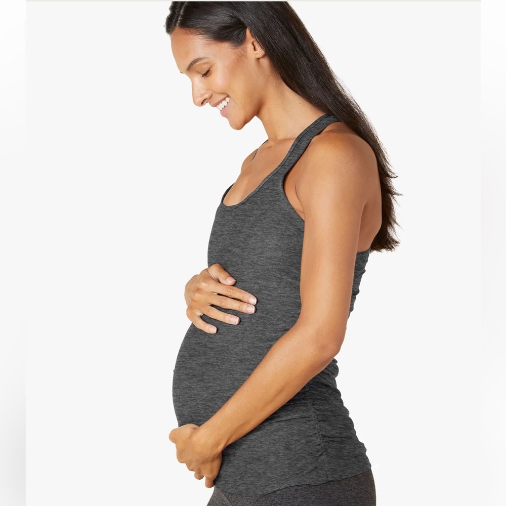 Featherweight Let It Grown Racerback Maternity Tank